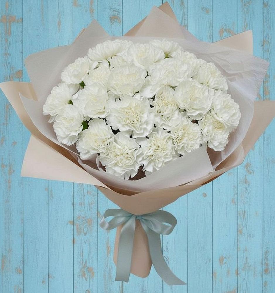 Букет цветов из: Гвоздики в Малых Ягурах