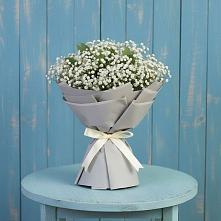 Букет цветов из:  Гипсофила в Малых Ягурах