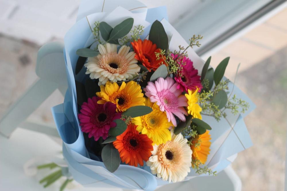 Букет цветов из: Герберы в Малых Ягурах