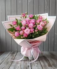 Букет Розовый кустик в Малых Ягурах