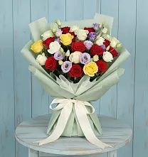 Букет цветов из:  Розы в Малых Ягурах