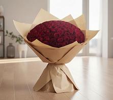 Букет 101 Красная роза в Малых Ягурах