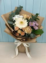 Букет цветов из:  Герберы и Хризантемы в Малых Ягурах