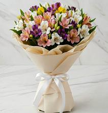 Букет цветов из:  Альстромерии #REPLACE_PRED# Малых Ягурах