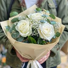 Букет Нежные грёзы в Малых Ягурах Букет цветов из: Розы в Малых Ягурах