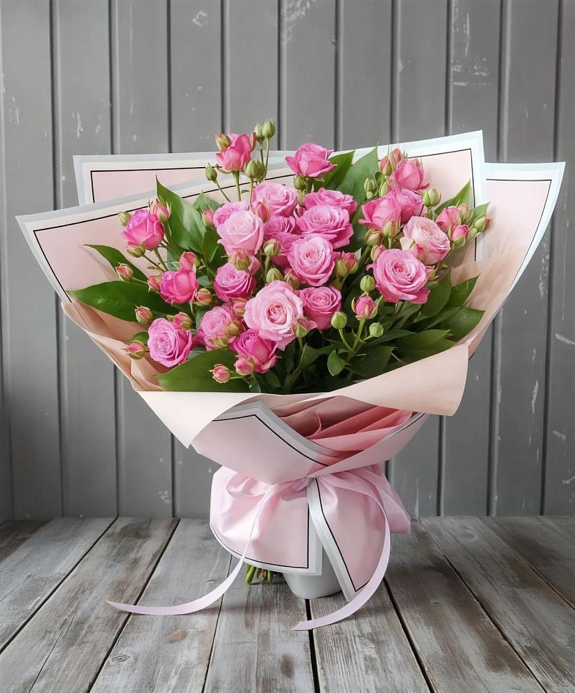 Букет Розовый кустик в Малых Ягурах
