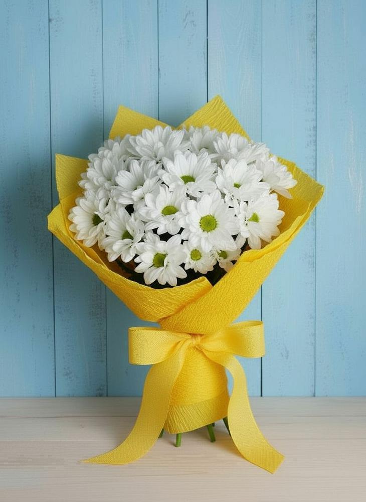 Букет цветов из: Хризантемы в Малых Ягурах