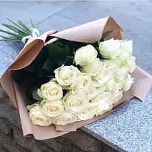 Букет Белые розы Анастасия #REPLACE_PRED# Малых Ягурах