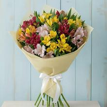 Букет цветов из:  Альстромерии в Малых Ягурах