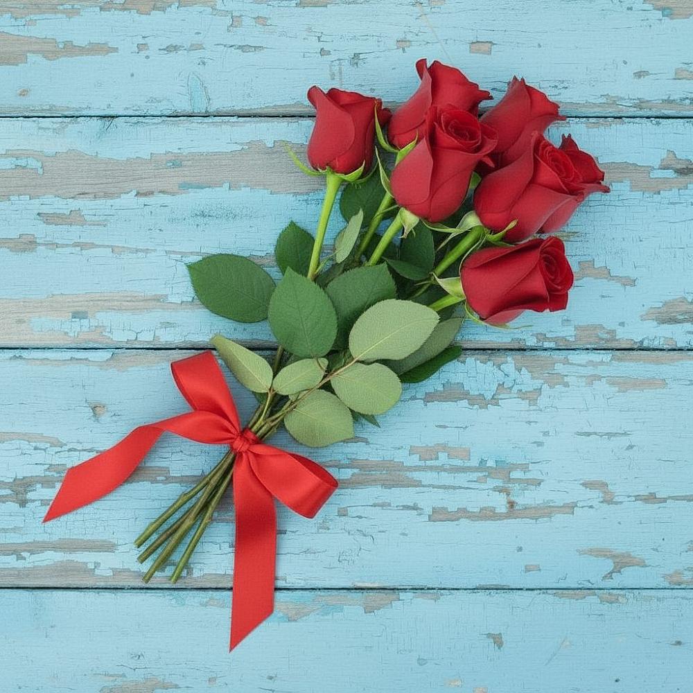 Букет Красные розы в Малых Ягурах