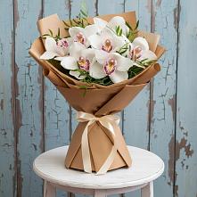 Букет цветов из:  Орхидеи и Розы в Малых Ягурах