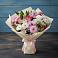 Букет цветов из: Хризантемы, Альстромерии и Розы в Малых Ягурах